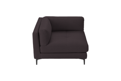 Oli Modular Chair One Arm Left in Dante Charcoal