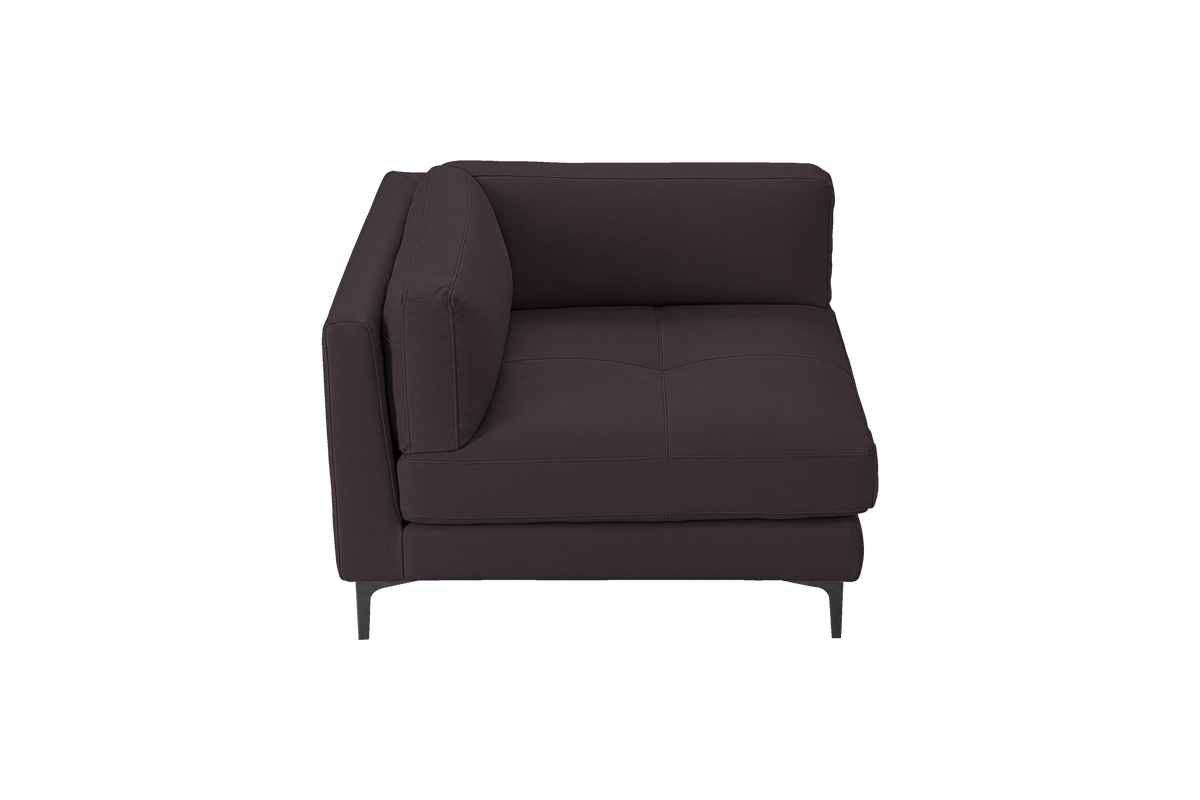 Oli Modular Chair One Arm Left in Dante Charcoal