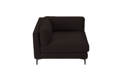 Oli Modular Chair One Arm Left in Dante Ebony