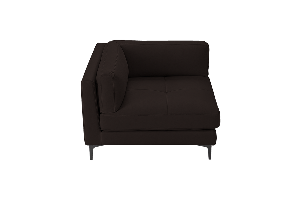 Oli Modular Chair One Arm Left in Dante Ebony