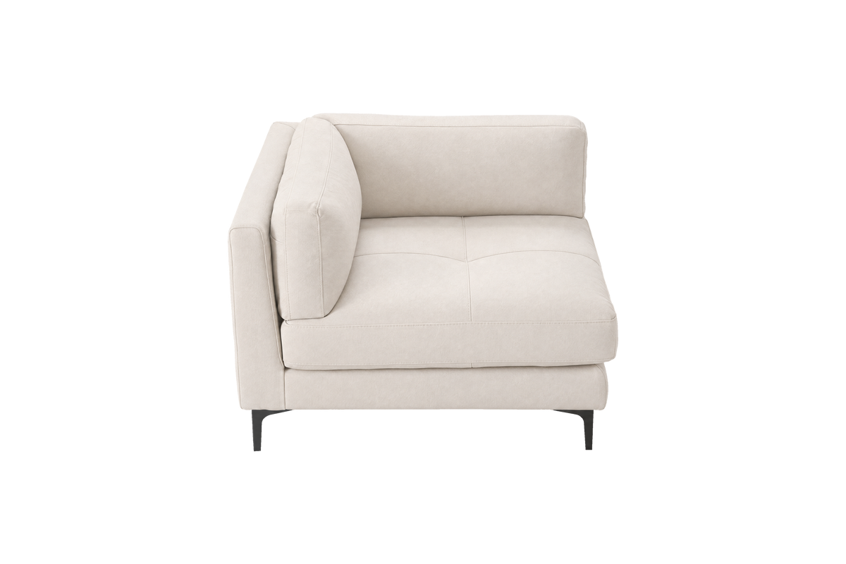 Oli Modular Chair One Arm Left in Fresco Milky