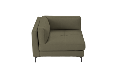 Oli Modular Chair One Arm Left in Felix Olive