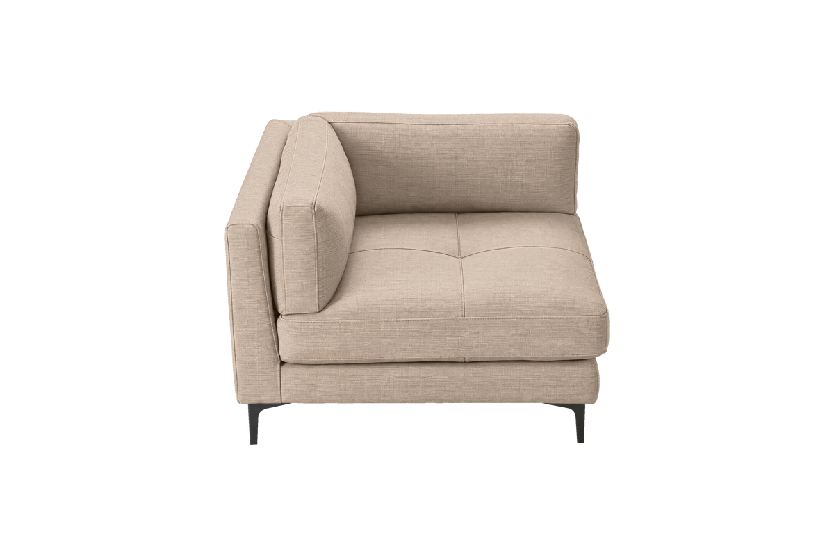 Oli Modular Chair One Arm Left in Roni Pine Nut