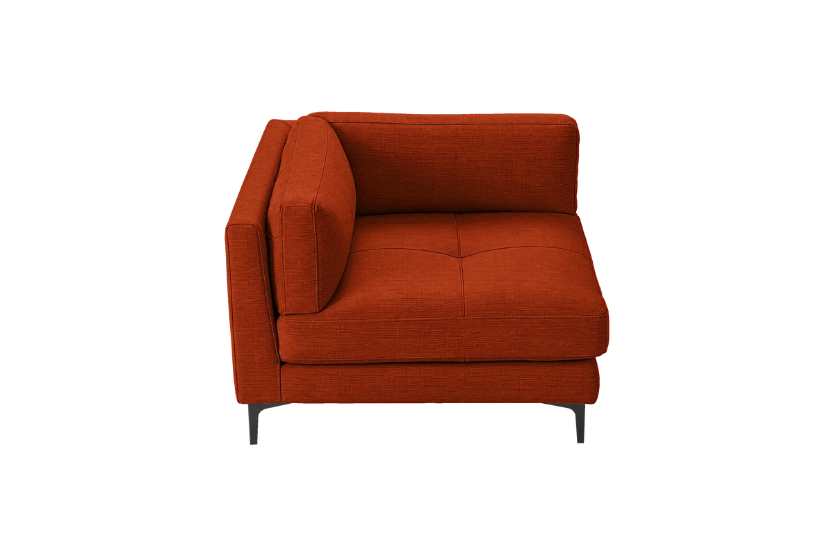Oli Modular Chair One Arm Left in Roni Poppy