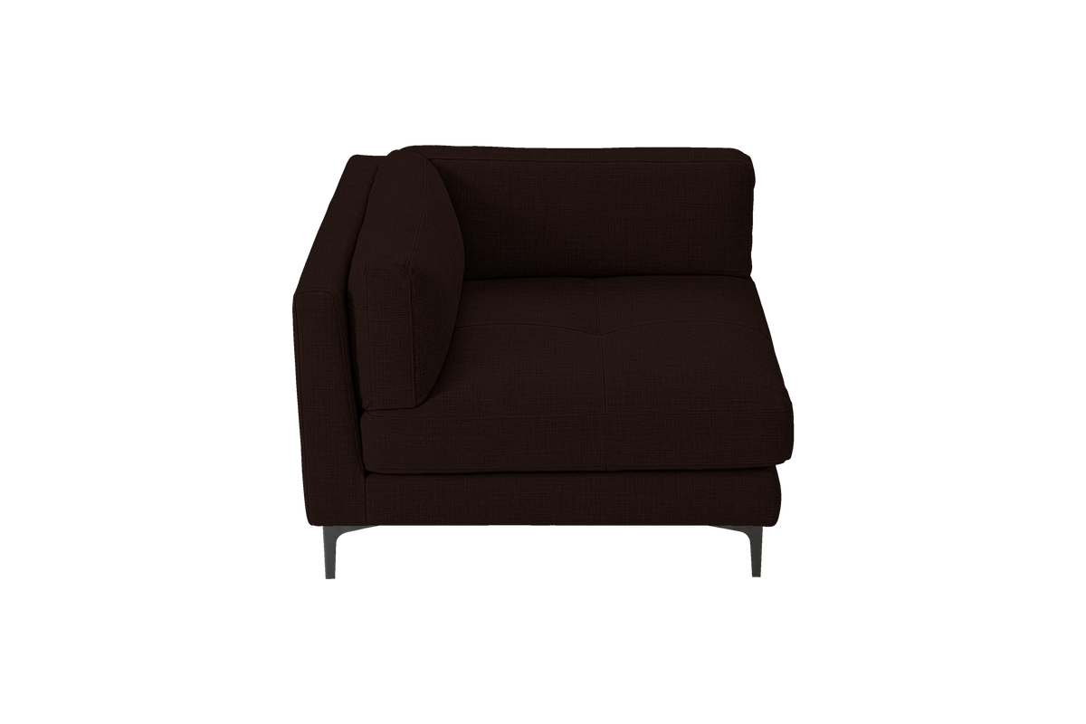 Oli Modular Chair One Arm Left in Mosquito Terra