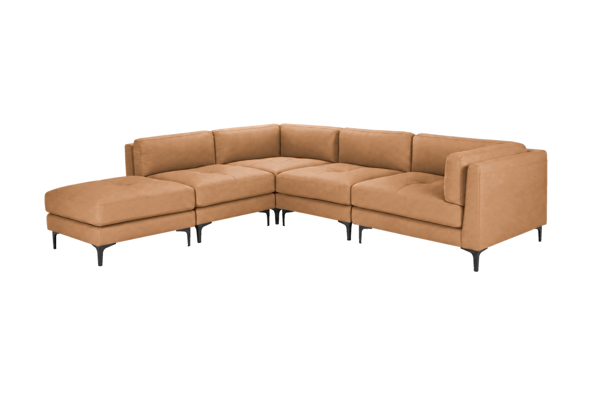 Oli Modular Left Bumper Corner Sofa in Marfa Les Yeux