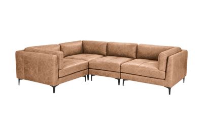 Oli Modular Left Corner Sofa in Celine Camel