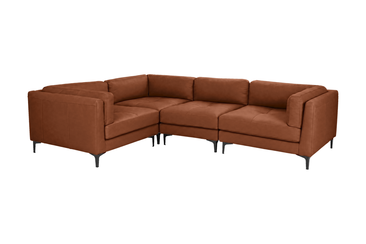 Oli Modular Left Corner Sofa in Dante Hazel