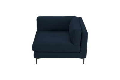 Oli Modular Chair One Arm Right in Dante Aqua