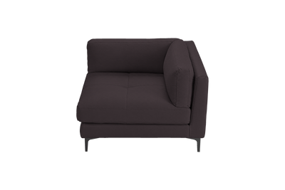 Oli Modular Chair One Arm Right in Dante Charcoal
