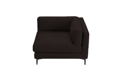 Oli Modular Chair One Arm Right in Dante Ebony
