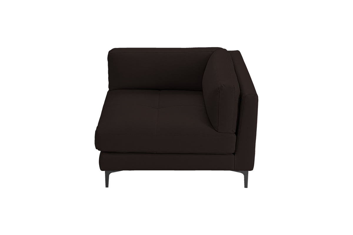 Oli Modular Chair One Arm Right in Dante Ebony