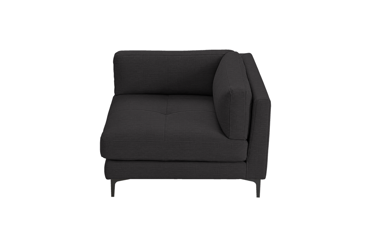 Oli Modular Chair One Arm Right in Roni Ember