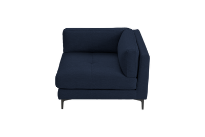 Oli Modular Chair One Arm Right in Roni Ember Blue