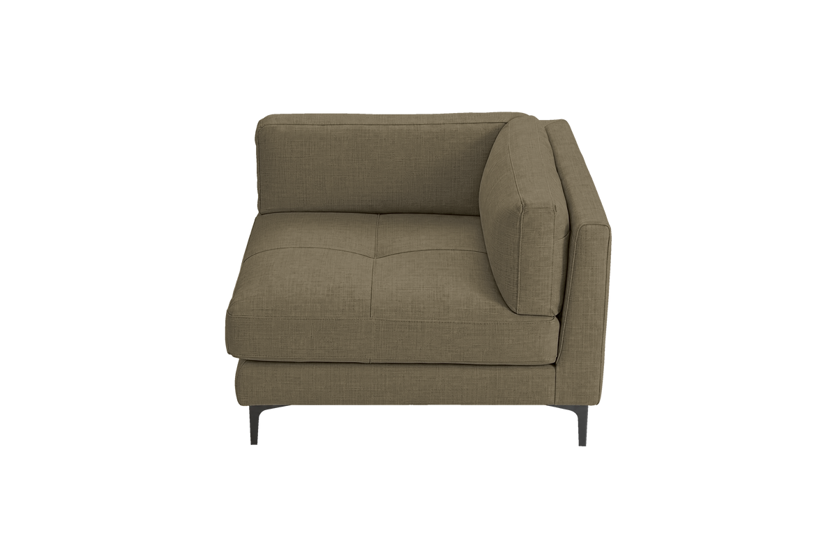 Oli Modular Chair One Arm Right in Mosquito Malibu