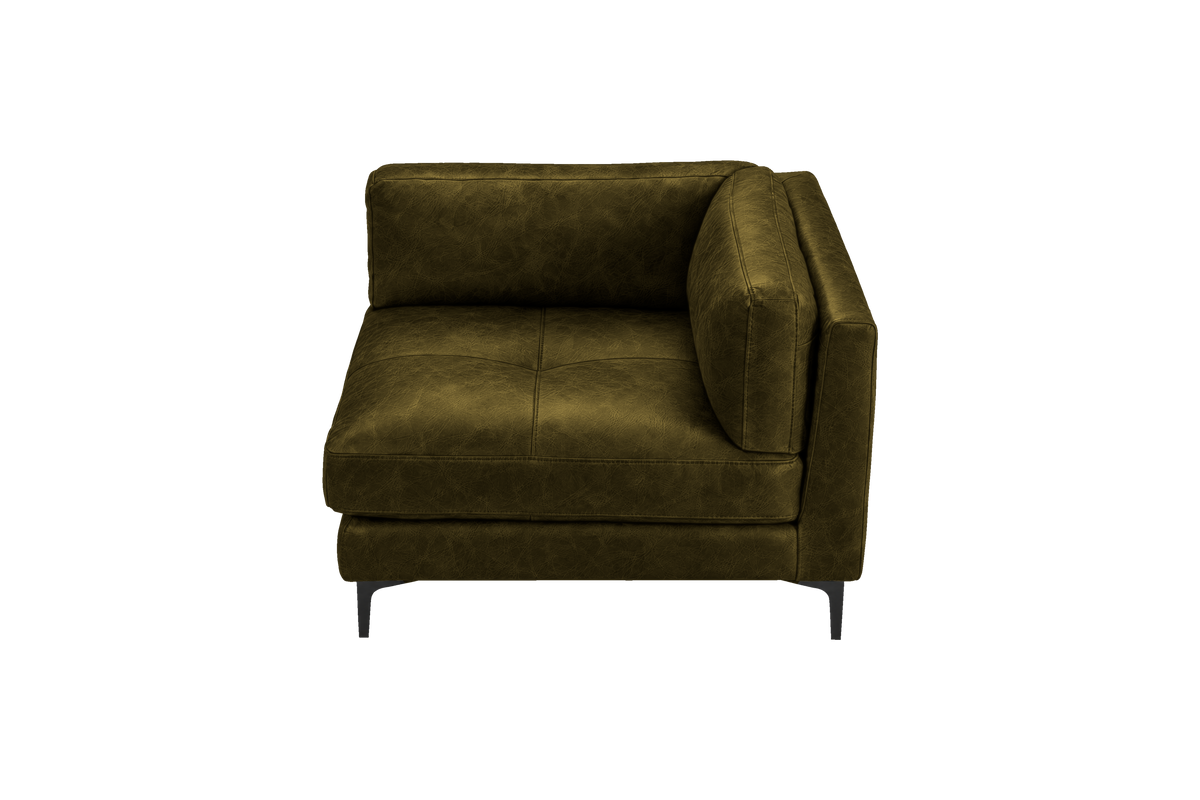 Oli Modular Chair One Arm Right in Celine Maverick
