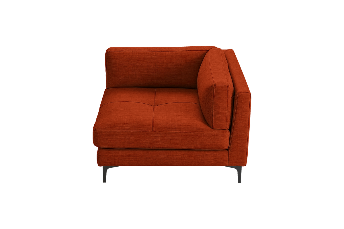 Oli Modular Chair One Arm Right in Roni Poppy