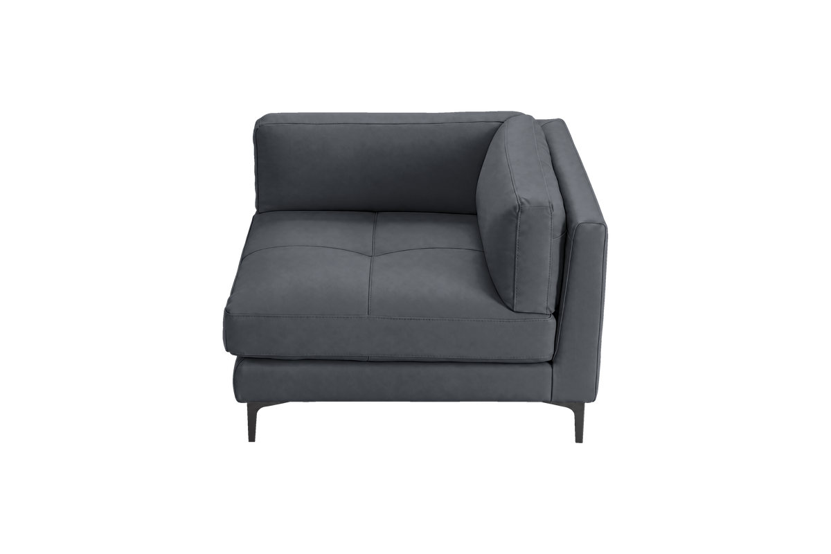 Oli Modular Chair One Arm Right in Dante Shark