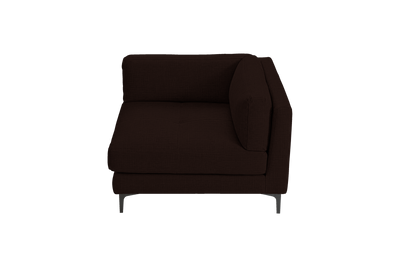Oli Modular Chair One Arm Right in Mosquito Terra