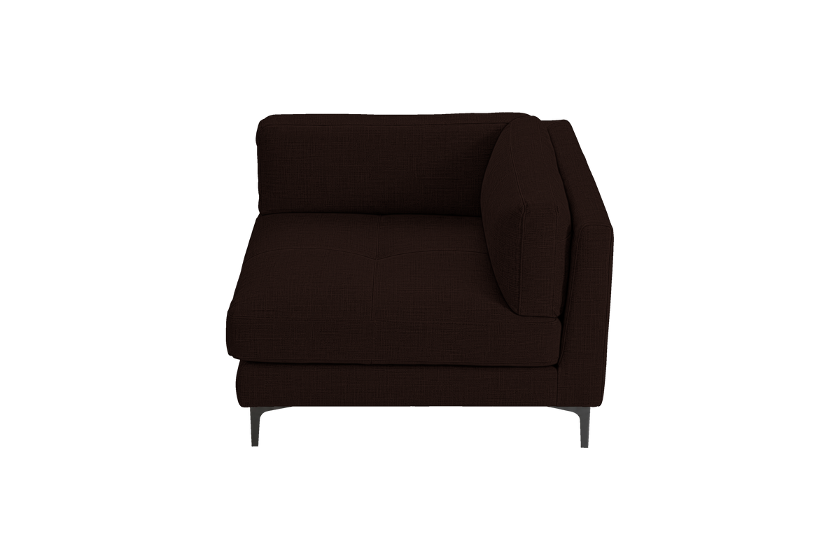 Oli Modular Chair One Arm Right in Mosquito Terra