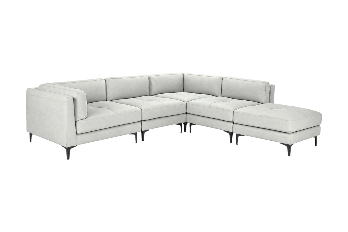 Oli Modular Right Bumper Corner Sofa in Felix Milky