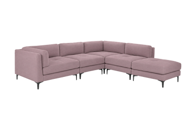 Oli Modular Right Bumper Corner Sofa in Fresco Saint-Tropez