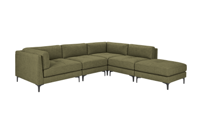 Oli Modular Right Bumper Corner Sofa in Mosquito Sycamore