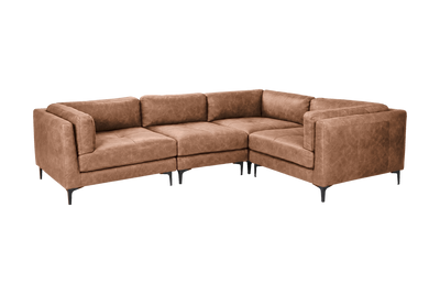 Oli Modular Right Corner Sofa in Celine Rattlesnake