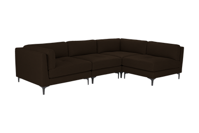Oli Modular Right Open Corner Sofa in Marfa Charcoal