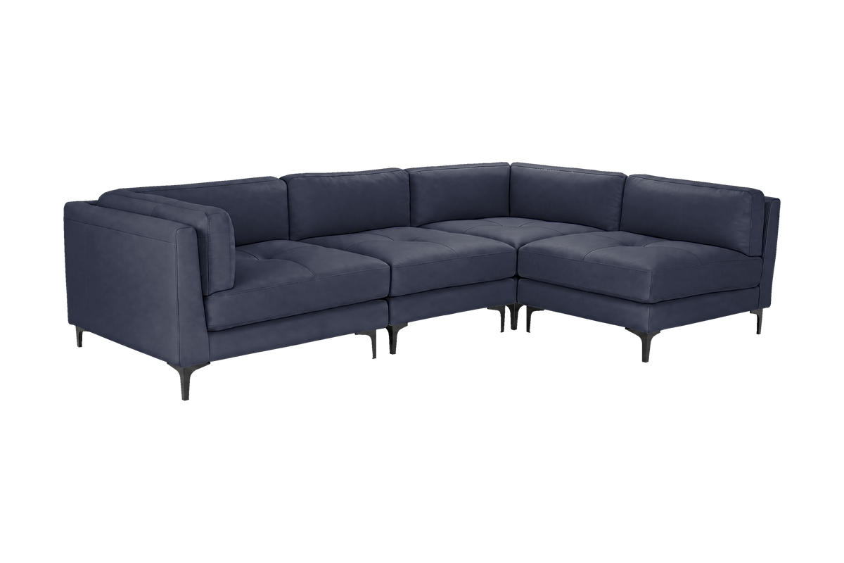 Oli Modular Right Open Corner Sofa in Momo Midnight