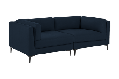Oli Modular Small Sofa in Dante Aqua