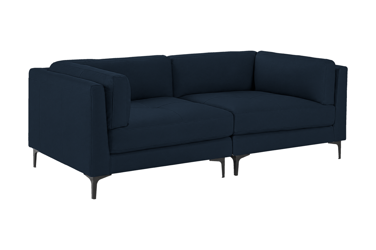 Oli Modular Small Sofa in Dante Aqua