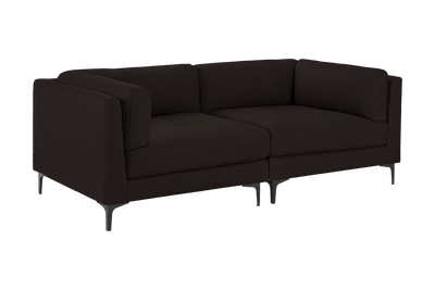 Oli Modular Small Sofa in Dante Ebony