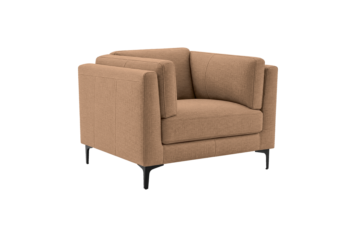 Oli Plus Armchair in Roni Biscotti