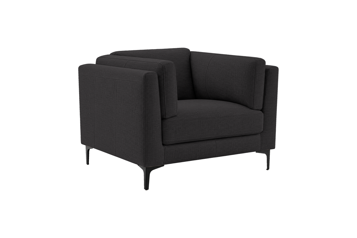 Oli Plus Armchair in Roni Ember