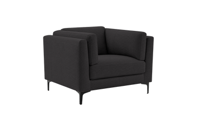Oli Plus Armchair in Roni Ember