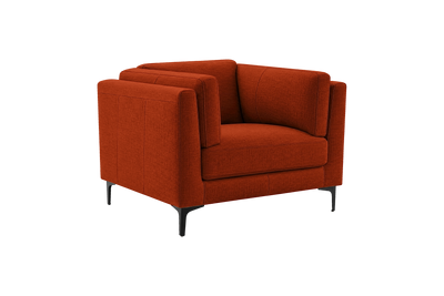 Oli Plus Armchair in Roni Poppy