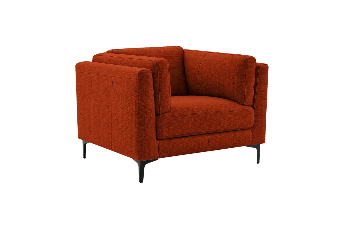 Oli Plus Armchair in Roni Poppy