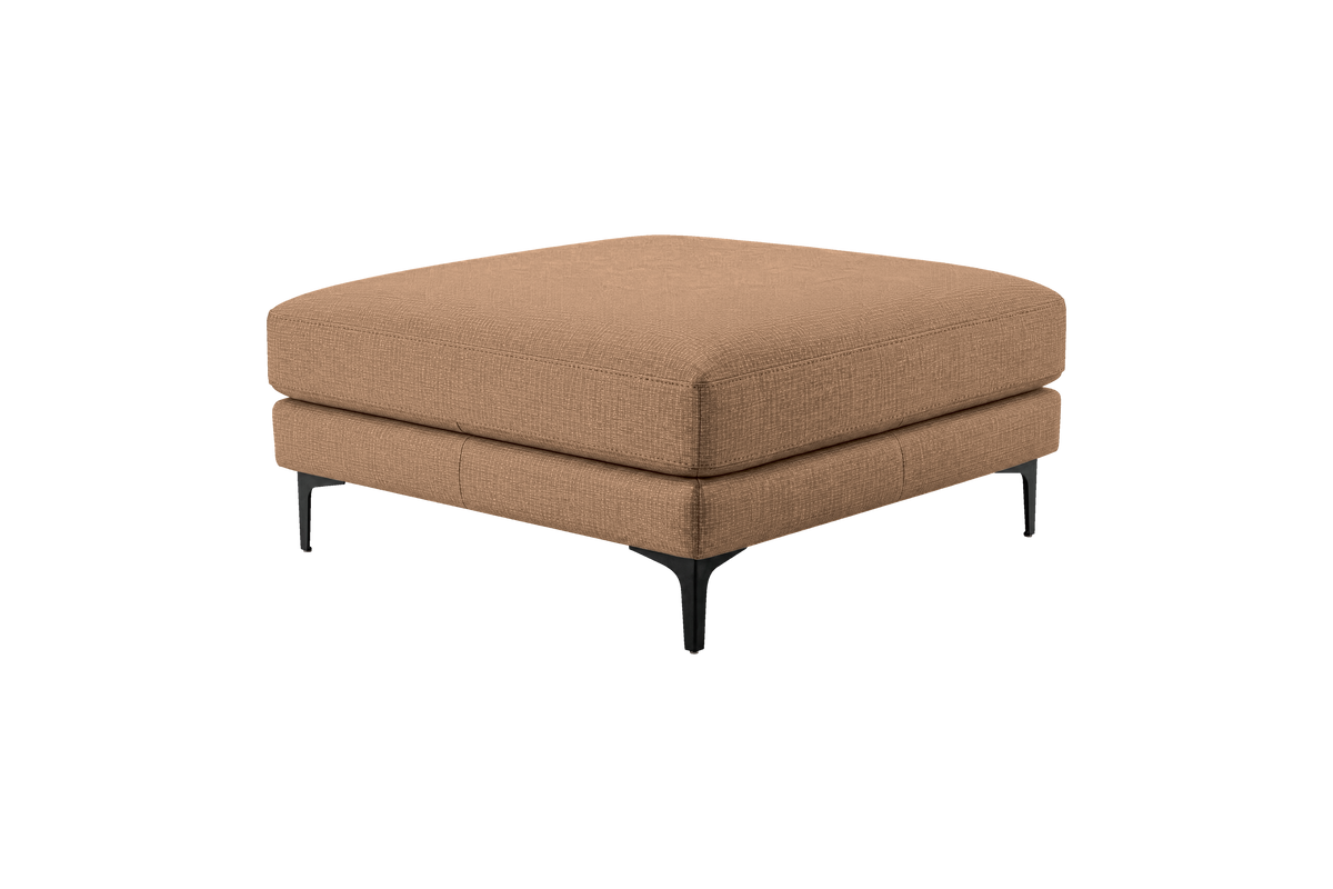 Oli Plus Footstool in Roni Biscotti