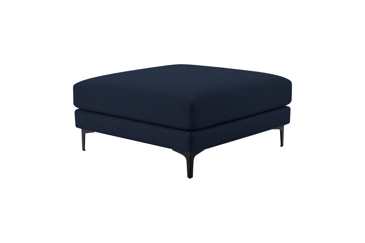 Oli Plus Footstool in Roni Ember Blue