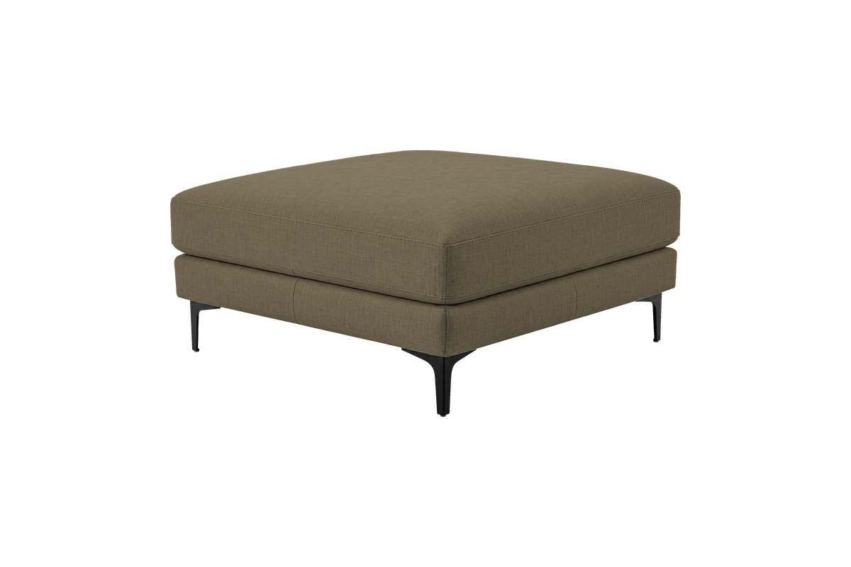 Oli Plus Footstool in Mosquito Malibu