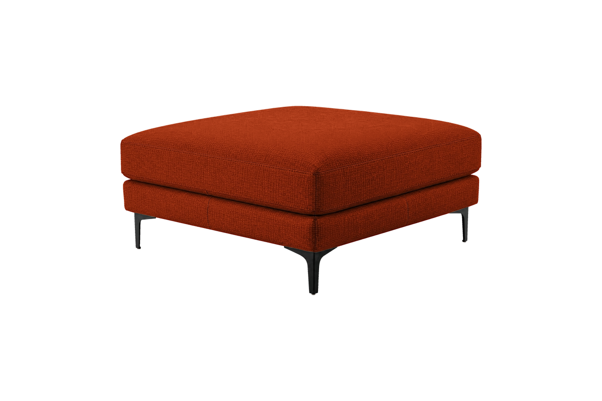 Oli Plus Footstool in Roni Poppy