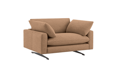 Oliver Cuddle Chair in Roni Biscotti