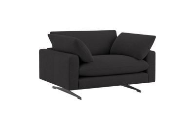 Oliver Cuddle Chair in Roni Ember