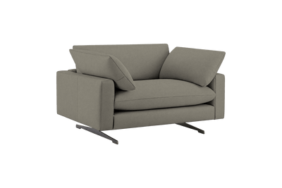 Oliver Cuddle Chair in Felix Glace
