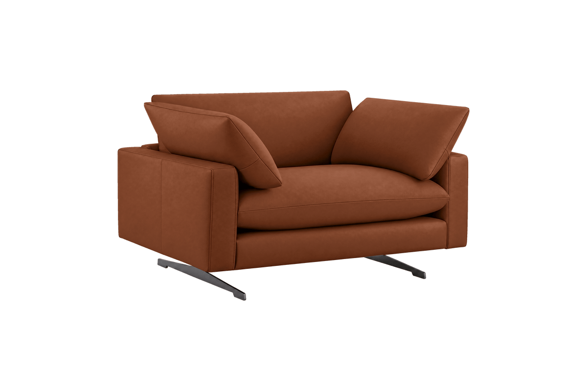 Oliver Cuddle Chair in Dante Hazel