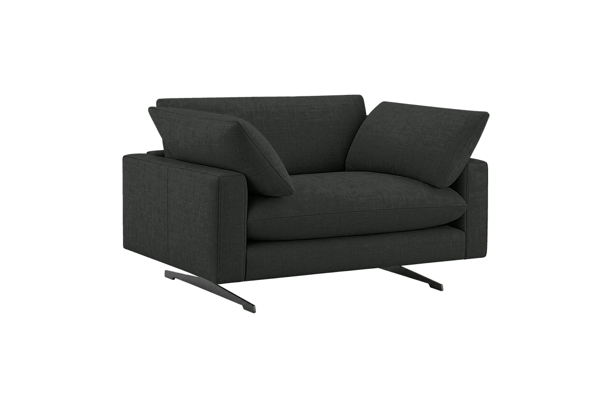 Oliver Cuddle Chair in Mosquito Lola