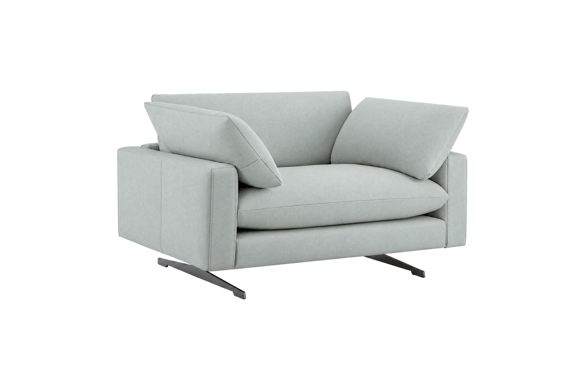 Oliver Cuddle Chair in Fresco Meteor