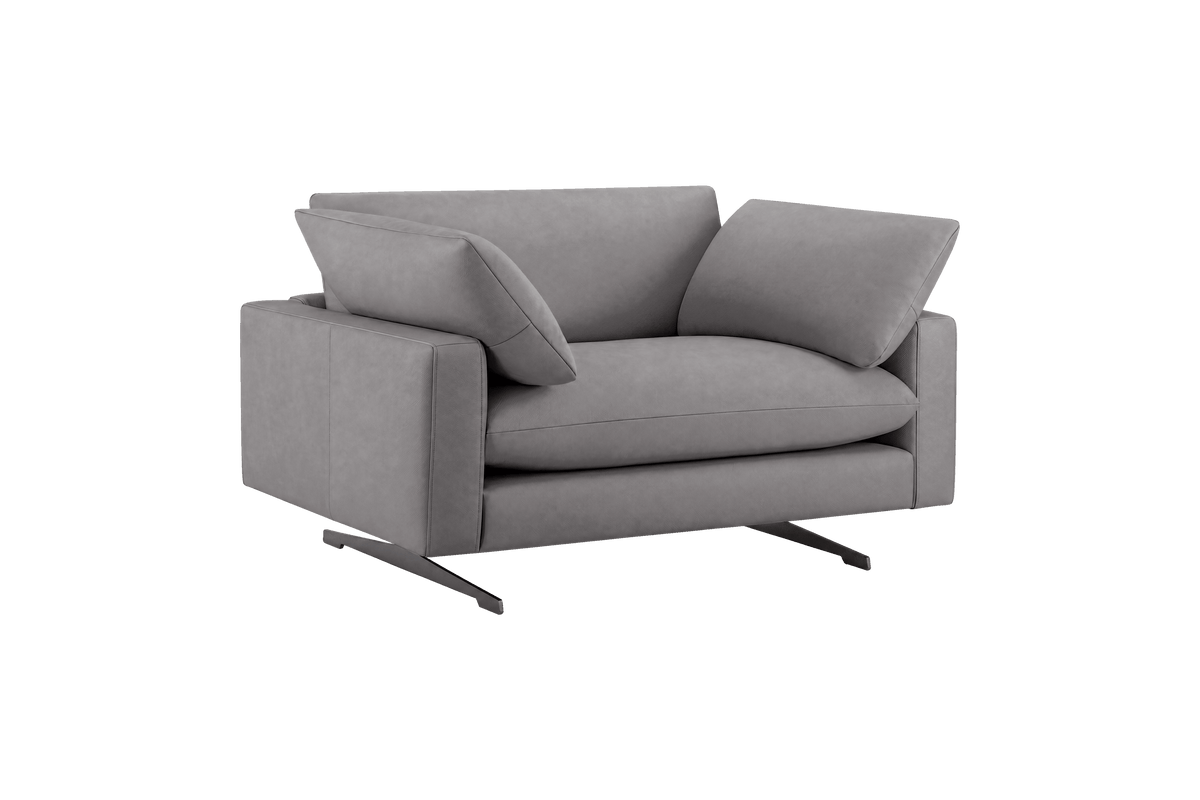 Oliver Cuddle Chair in Marfa Meteor