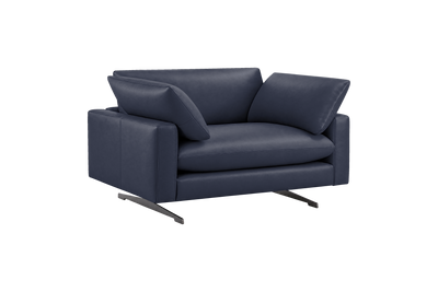 Oliver Cuddle Chair in Momo Midnight